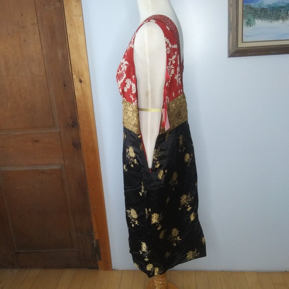 NWOT Phoebe Couture dress size 12 Asian theme Cocktail dress Elegant beautiful - Picture 5 of 16